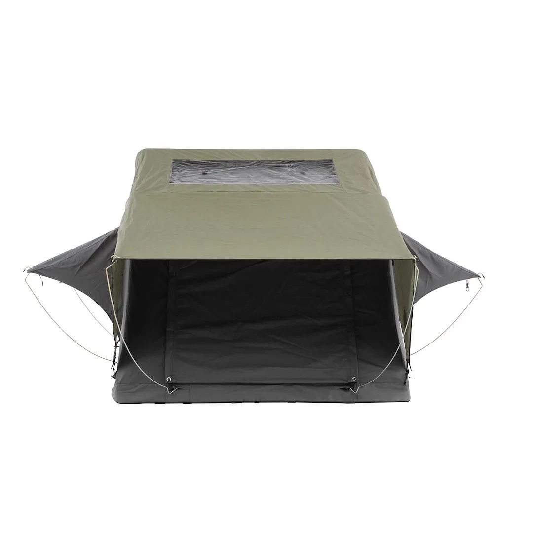 18429936 – OVERLAND VCL Tent, Car Top 95 Inch Length x 54 Inch Width x 51 Inch Height Sleeps 2 Adults Polyester Cotto...